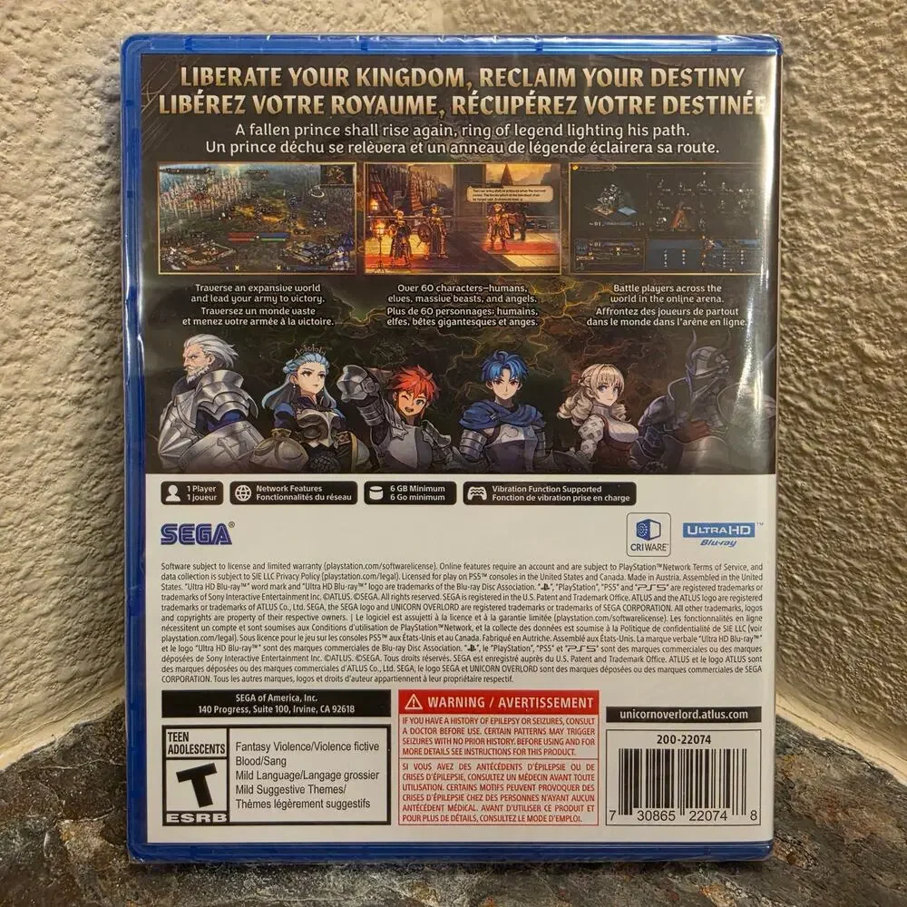 Game - Unicorn Overlord (NEW) - PS5 - Atlus